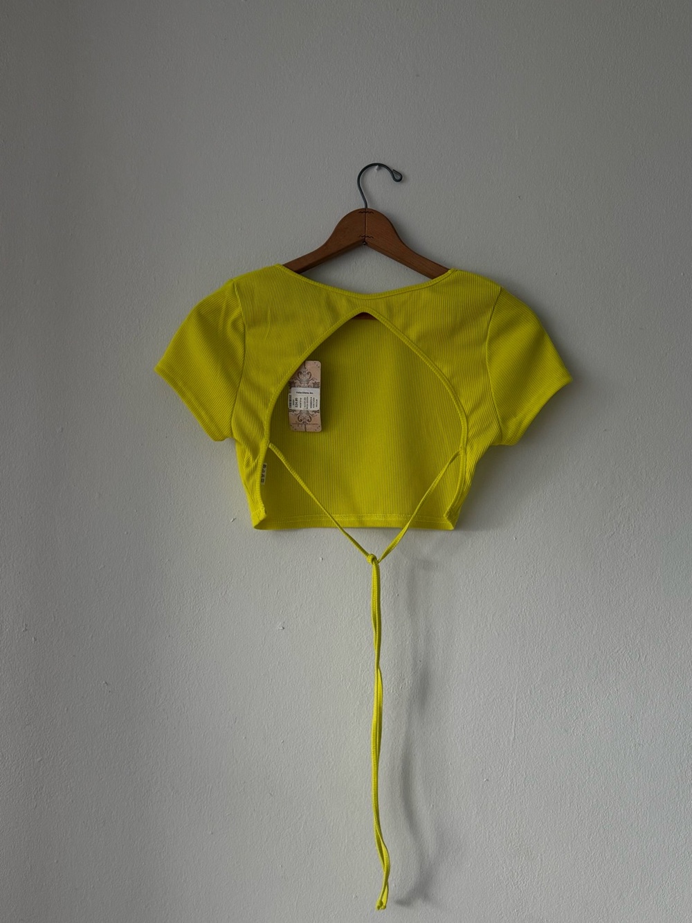Bright Backless Top - Picture 2 of 2